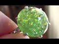 12.05 ct High Quality Sparkling olive green Paraiba Tourmaline