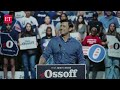 'He wants to build his ballroom & travel with…': Sen Ossoff drags Natalie Harp into Trump attack