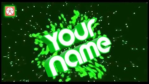 | How To Make | Free Best | 3D Text Partical Intro With Kinemaster | Tutorial | Mobile Video Editing