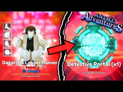 How To Get New Secret Limited Dazai In Anime Adventures Update