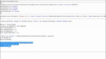 Aero Glass Effects in vb2008 Open Source