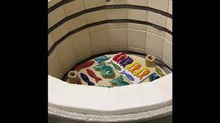 Time lapse of unloading the kiln