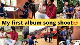 My First Album Song Shoot😍 At Padubidri Blue Flag Beach 🏖 #tulu #tulupaterga #shoot #shooting