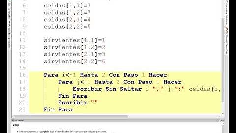 Sumar matrices PSEINT TIC 2 Bachillerato IES Monterroso