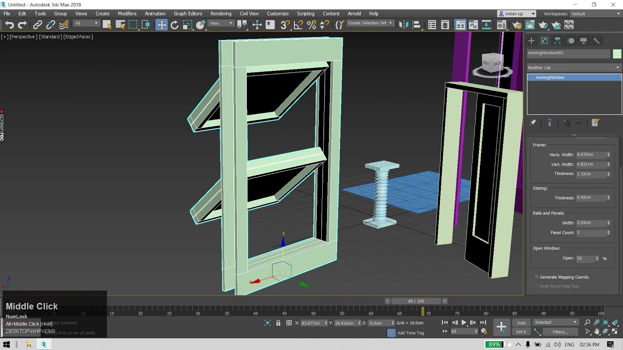 3ds max basic tutorial in hindi - #7 - YouTube