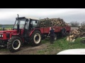 Zetor 7745 vs. BSS9T and wood