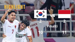 Highlights Indonesia vs Korea Selatan U23