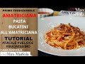 BUCATINI ALL’AMATRICIANA DI #CasaMariola - TUTORIAL STEP BY STEP #easy  #recipe ENG SUB