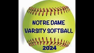 ND Varsity Softball Sectional Champ Game vs Marcellus 5 29 2024