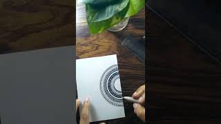 Semi-Circle Mandala Art🎨🌹🌿👈|| Mandala Art For Beginners ||Amazing Mandala Art ||