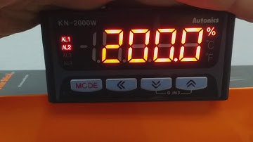 AUTONICS KN-2000 SERIES SET ALARM 1 & ALARM 2