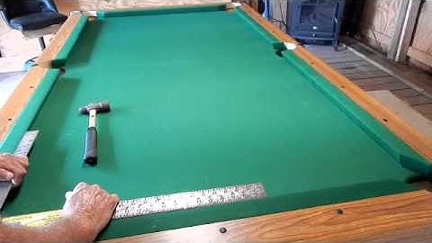 Installing Pool Table Rails