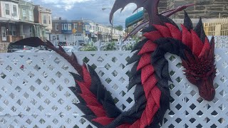 Diy Dragon Wreath pt 1