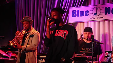 Joey Bada$$ & Statik Selektah "Legendary" live at the Blue Note NYC, with band.