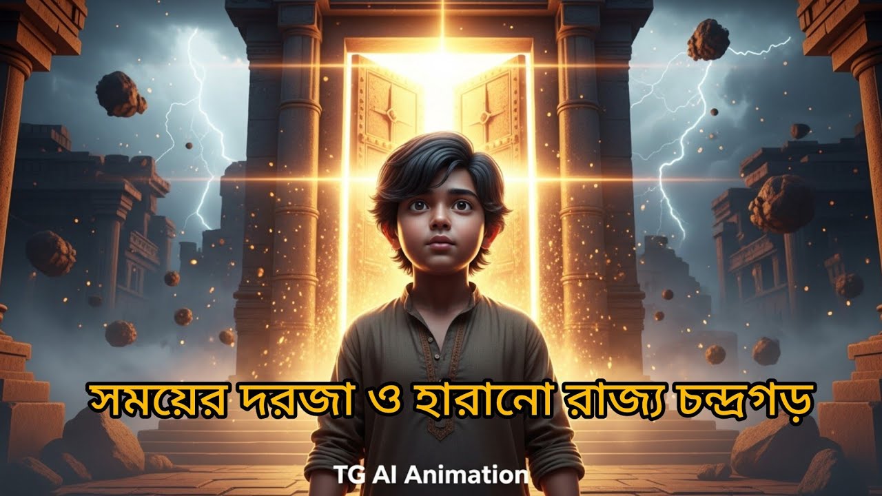 সময়ের দরজা ও হারানো রাজ্য চন্দ্রগড় | Magical Historical AI Animation Story