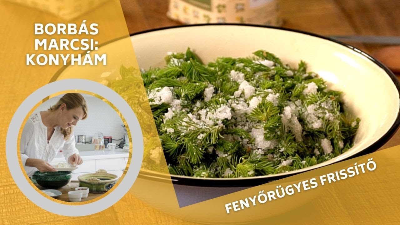 Borbás Marcsi: Konyhám - Fenyőrügyes frissítő