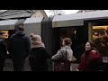 Passengers push stuck tram in Manchester