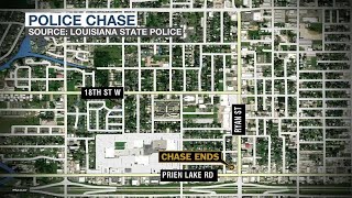 Lake Charles man arrested after police chase