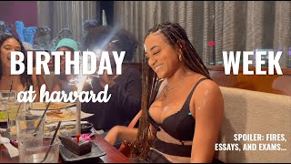 HARVARD CAUGHT ON FIRE on my birthday 💃🏽🔥 | maya lauren