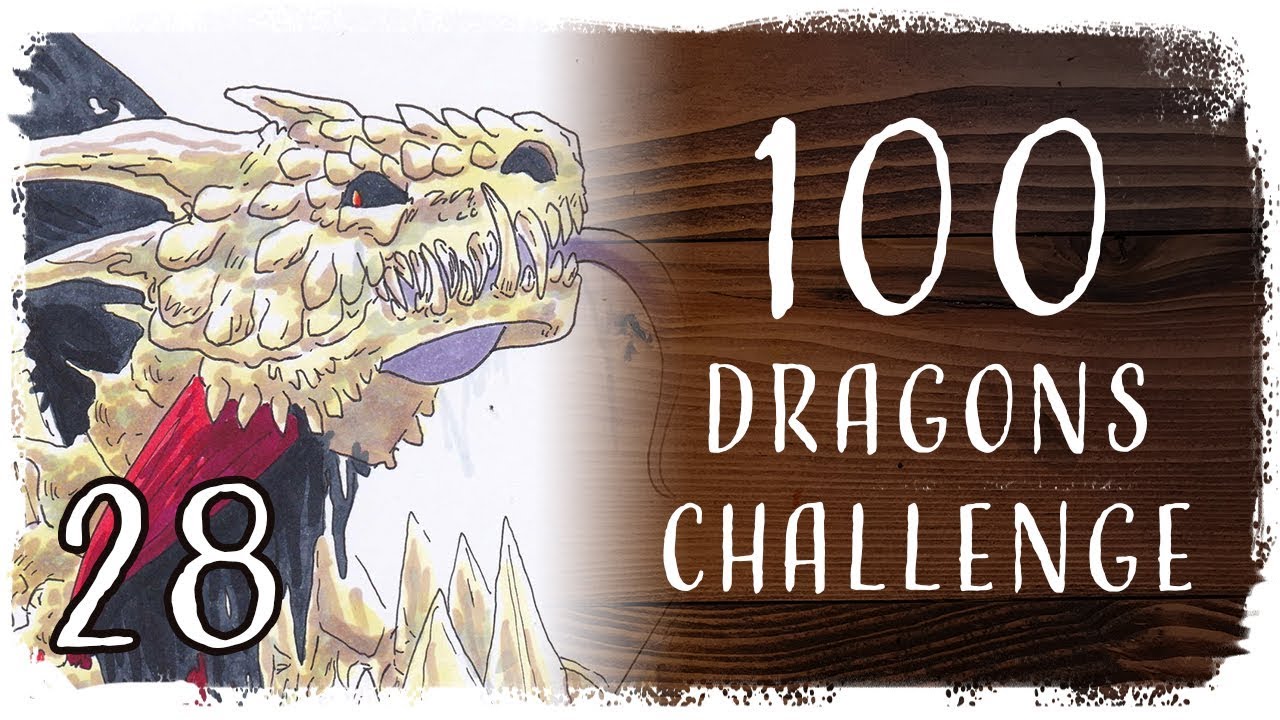 100 Dragons Challenge - 28 | Skeleton Dragon