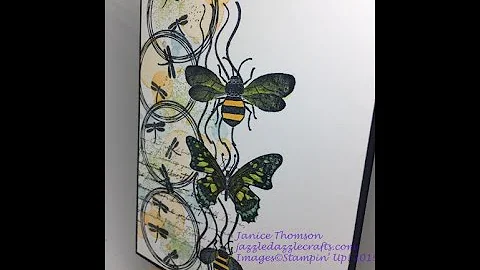 LIVE masking and stamping with butterfly wishes an...