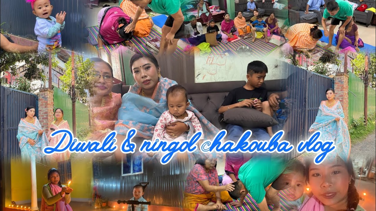 Happy diwali and ningol chakouba 🩷🎀 2025//vlog ✨