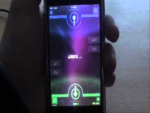 Neon Battle HD on Ihone 2G gameplay
