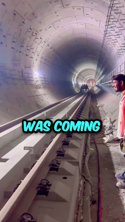 He heard some scary sounds from this tunnel 😨