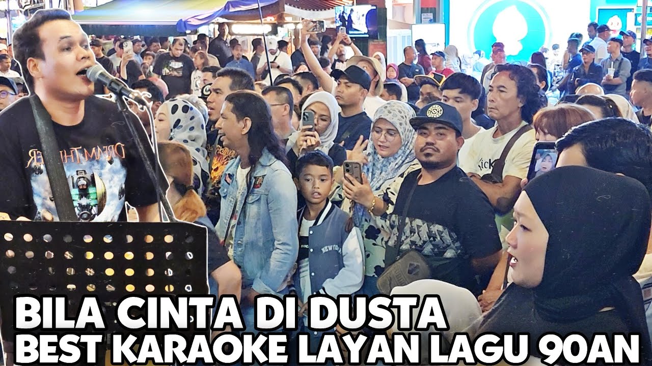 Bob bawak Penonton bernostalgia bersama menyanyi lagu top 90an Bila Cinta Di Dusta