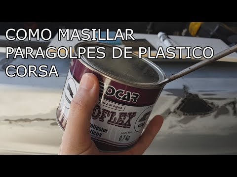 Video: ¿Puedes usar Bondo en un parachoques de plástico?