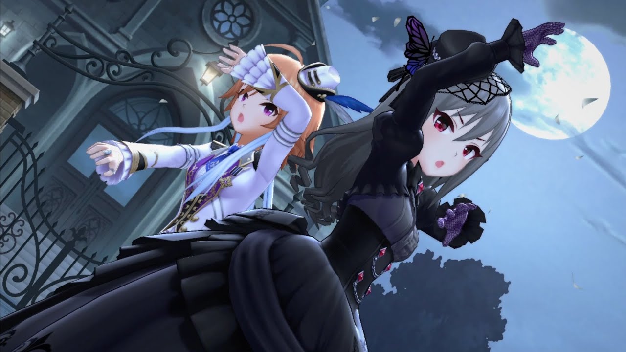 神崎蘭子&二宮飛鳥 ダークイルミネイト ConnecTrip! Ver.セット デレステMV】D-ark L-ily's Grin / ダークイルミネイト(神崎