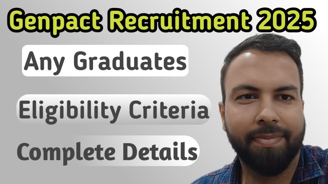 Exclusive Vacancies In Genpact | Genpact Jobs 2025 | How To Apply In ...