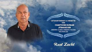 Uitvaartdienst en Crematie van Chantoose Kumaar Jitbahadoer || 10.06.2026