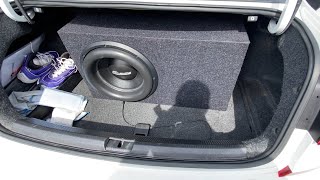 SINGLE SUB GOT THIS LOUD ON STOCK ELECTRICAL