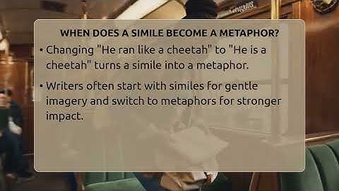 When Does A Simile Become A Metaphor? - The Prose Path