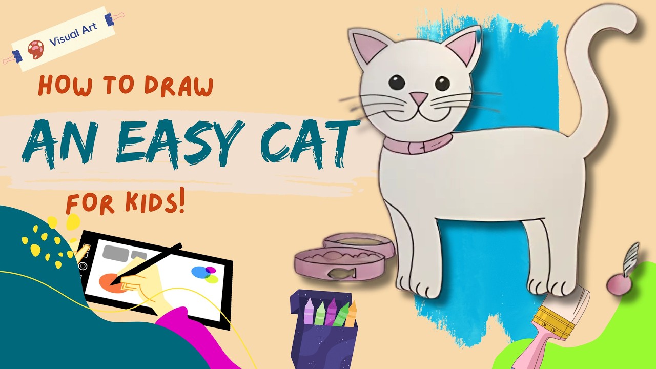 How to Draw a Cat • Step-by-Step Instructions