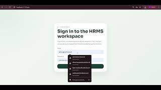 Website Human Resource Management System (HRMS) Demo | Go Lang &amp; React JS Project