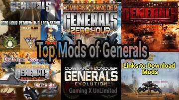 🌍💥Top & Best Mods for Command and Conquer: Generals! with links to Download