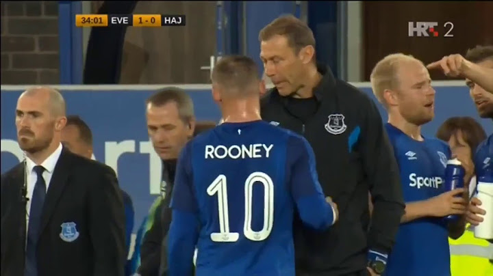 Everton vs Hajduk FIGHT on stand!