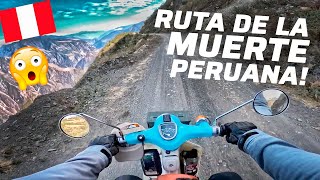 RECORRO LA RUTA DE LA MUERTE PERUANA Y SE ME DAÑA LA MOTO😱 | TUNELES DE KARKATERA😍🙌