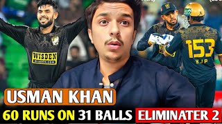 Usman Khan DESTROYS Islamabad! 60 Runs (31 Balls) | Eliminator 2 Analysis | Analysis with Yaqoob