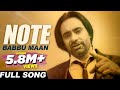 Babbu maan  note  itihaas  latest punjabi songs 2016