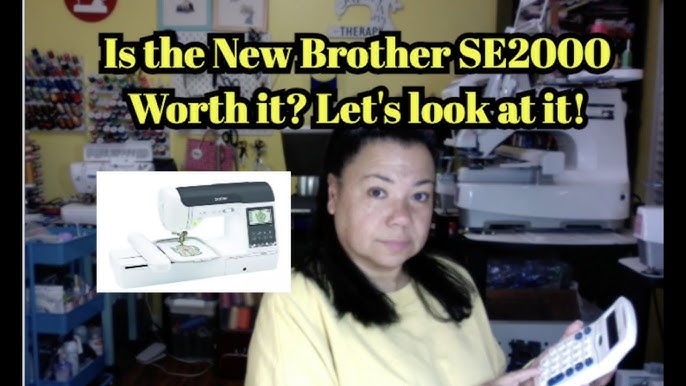 How to Thread the Brother SE1900 Sewing and Embroidery Machine