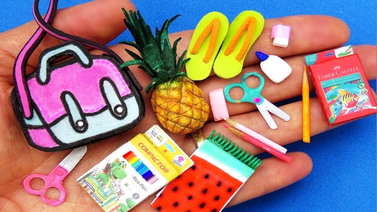 Comida Miniatura Imprimibles Plantillas De Cosas Para Barbies DIY
