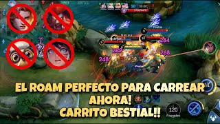 CARRITO BESTIAL CON ESTE ROAMER DEBES DE PROBARLO MLBB ESPAÑOL