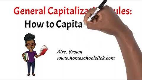 Capitalization Rules for Titles: English Language Arts