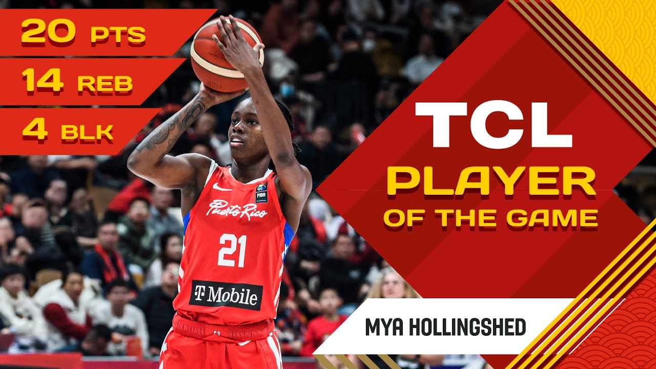 Mya Hollingshed (20 PTS) | TCL Player Of The Game | NZL vs PUR