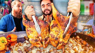 Viajé hasta ACÁ por el POLLO MÁS FAMOSO  Tacos & Parrillada en Michoacán + Tour de Comida Mexicana