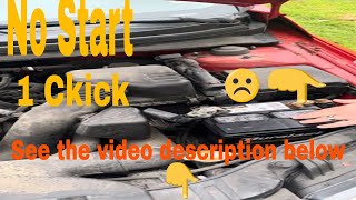 KIA Forte...No Crank🤷...No Start..🤷.One click...FIXED..😁.