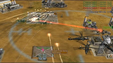 C&C Generals: Zero Hour - Skirmish Map #58: Destruction Station (USA vs 7 Hard Army)